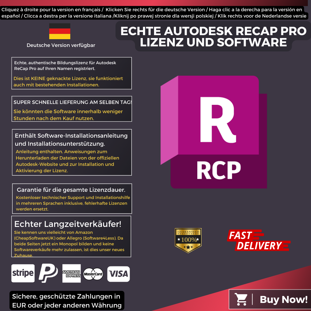 Autodesk ReCap Pro Information German