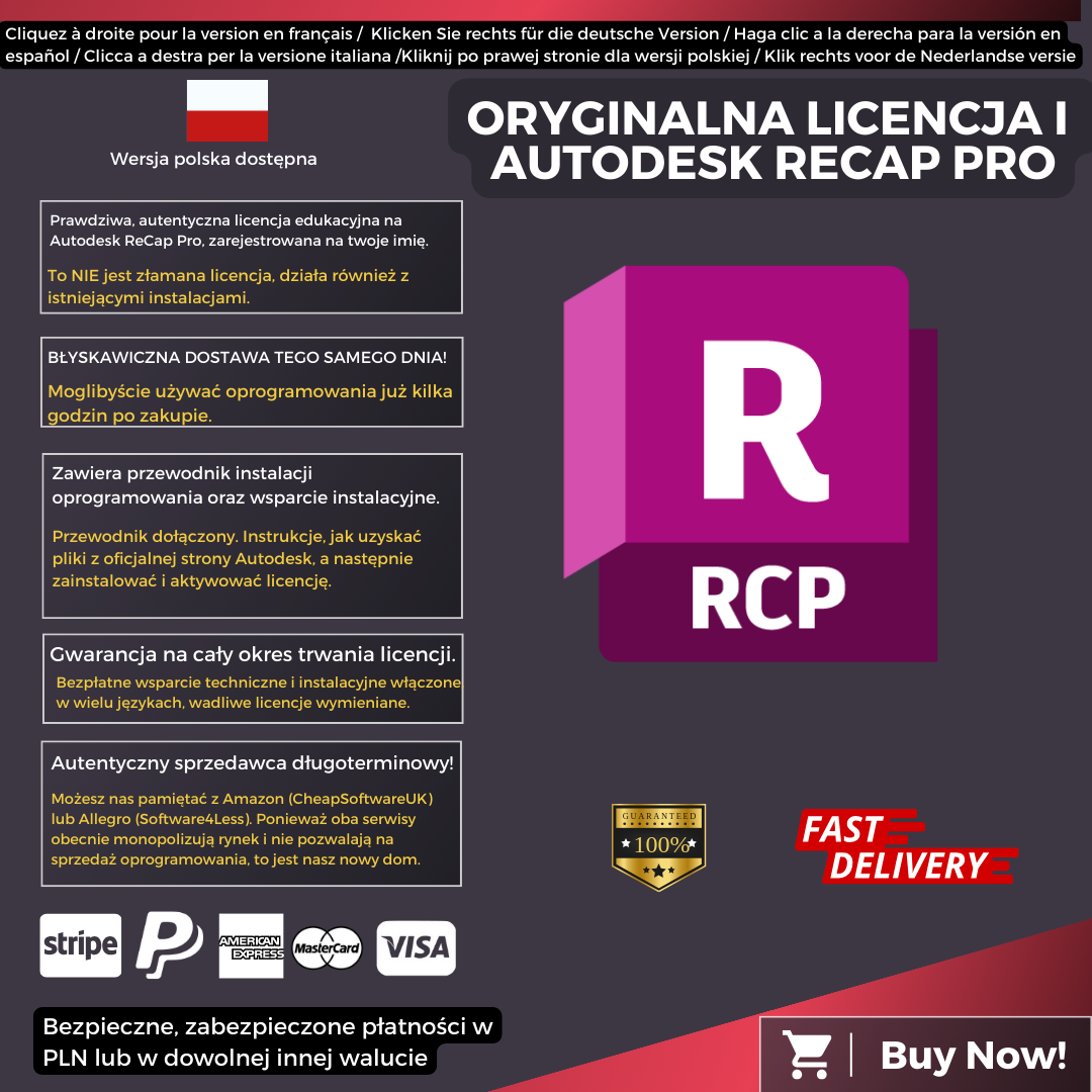 Autodesk ReCap Pro Information Polish