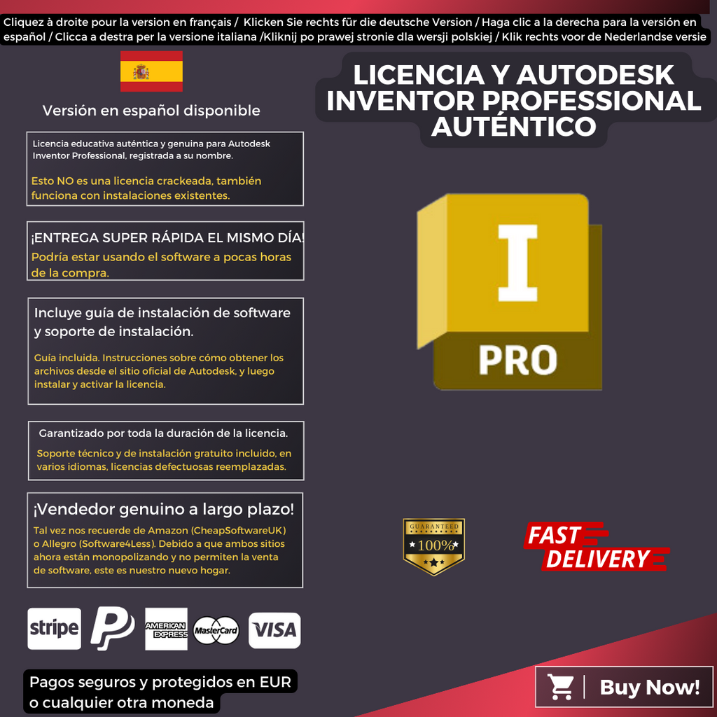 Autodesk Inventor Information Spanish